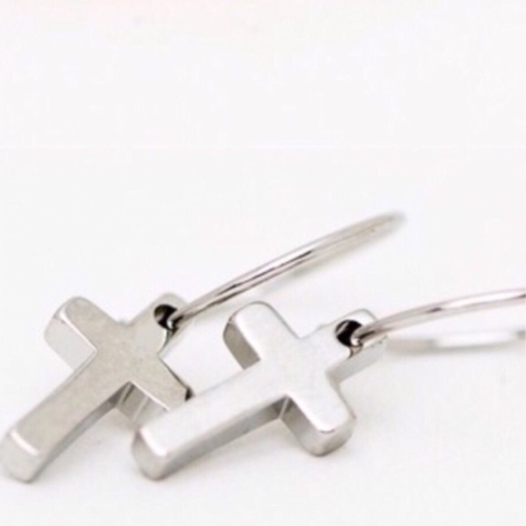 Jewelry - Silver Cross Earrings Jewelry - Silver Cross Earrings